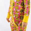 TRIPPY SMILES PINK BAMBOO ZIPPY